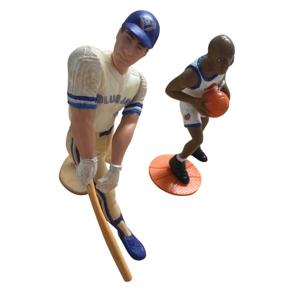 Vintage Sport Figure Blue Jay Olerud Baseball Space Jam Michael Jordan 1994 1996 - Picture 2 of 7